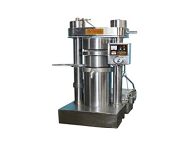 máquina automática de prensa de aceite 250 kg / h en ecuador